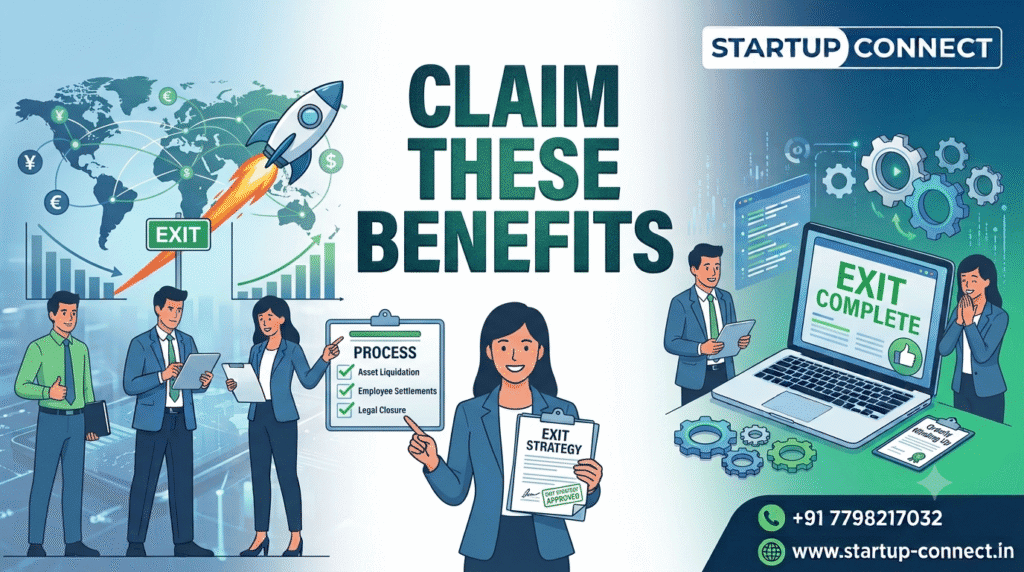 Claim startup benifits